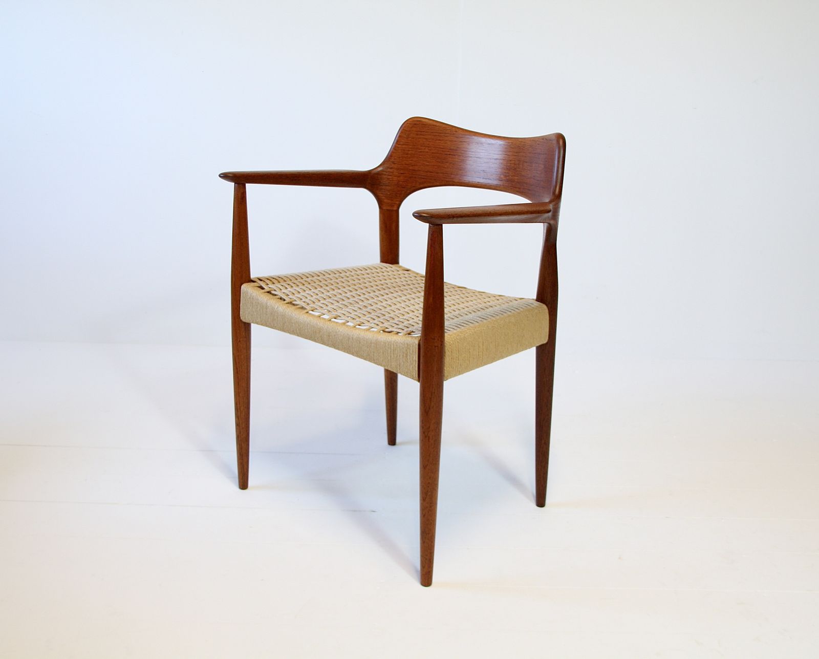 Vintage Danish Desk Chair By Arne Hovmand Olsen For Mogens Kold C.1960