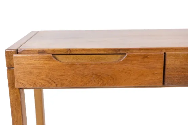 Flat Desk With Elm Wood Base, 6 Drawers On The Front. 1970s photo buy