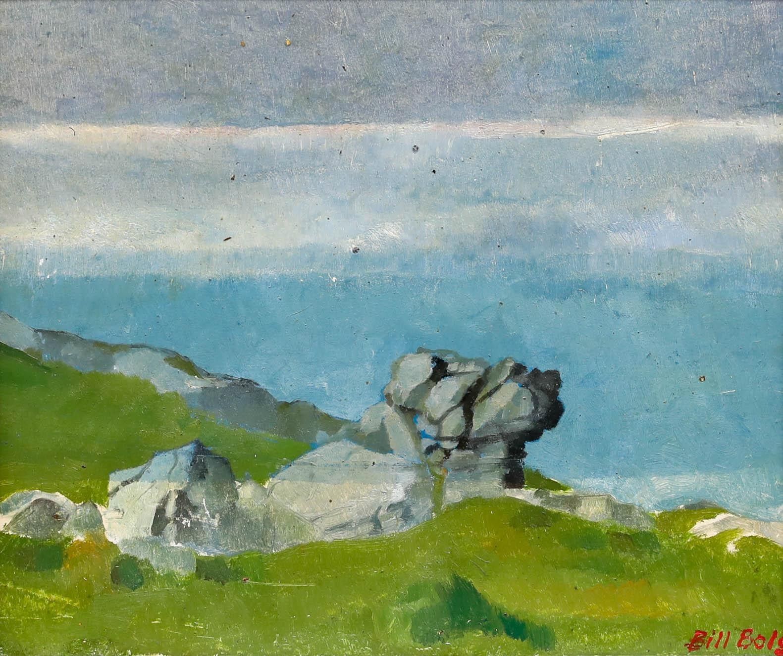 Bill Bolger (1940 2024) 20th Century Oil, A View From The Cliff photo furniture