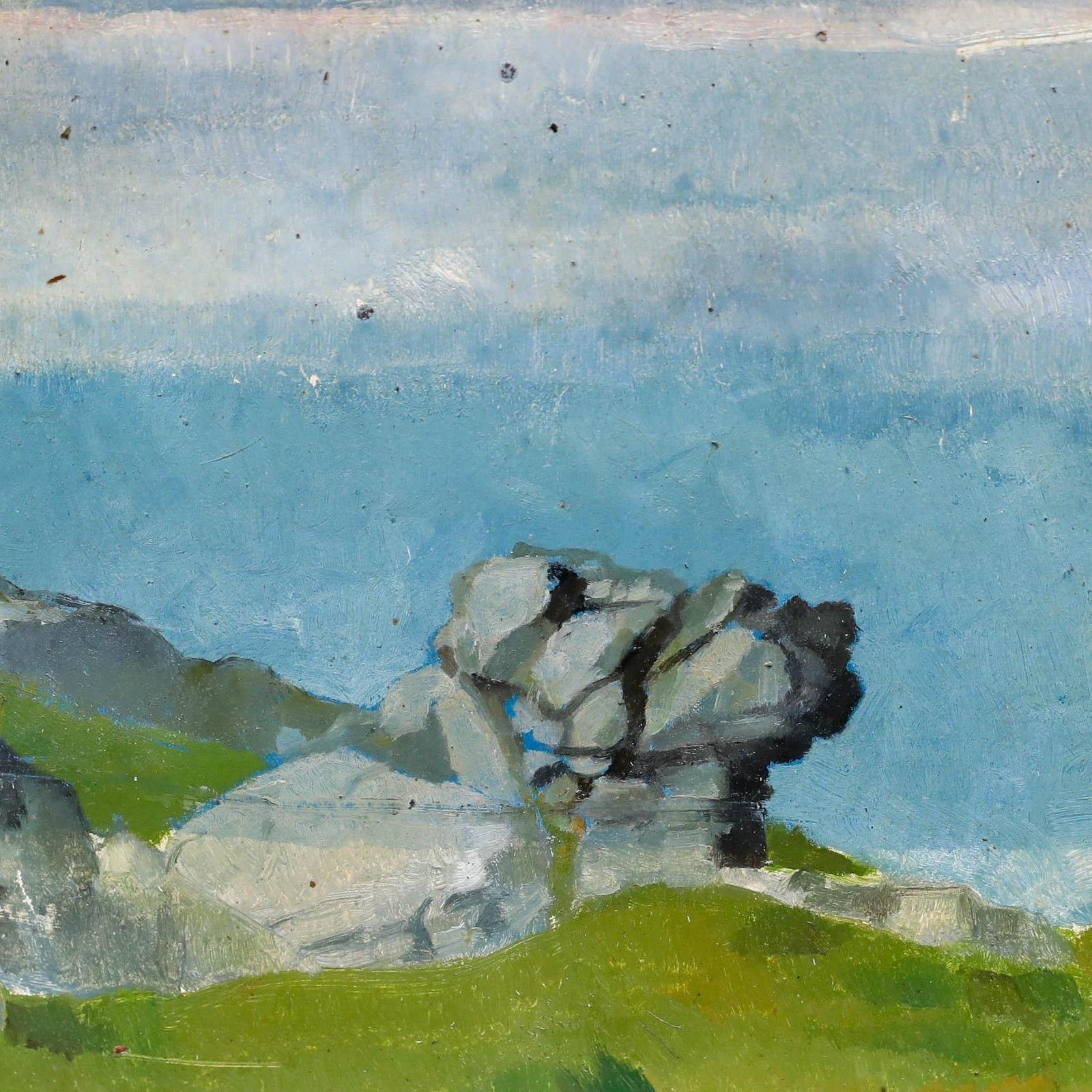 Bill Bolger (1940 2024) 20th Century Oil, A View From The Cliff photo Art