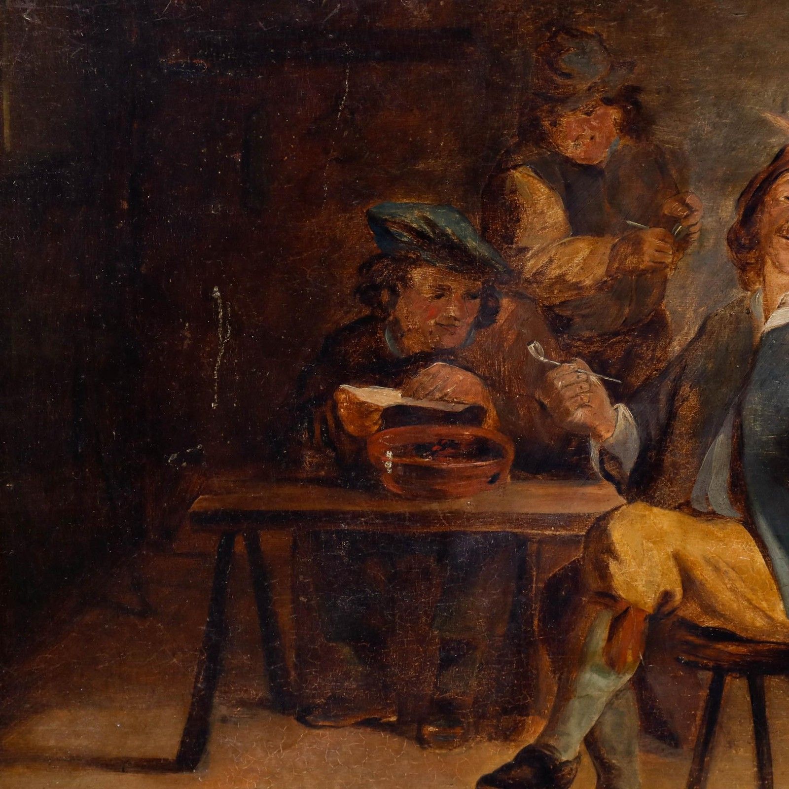Manner Of David Teniers The Younger (1610 1690) 19th Century Oil, A Toast photo 325.0
