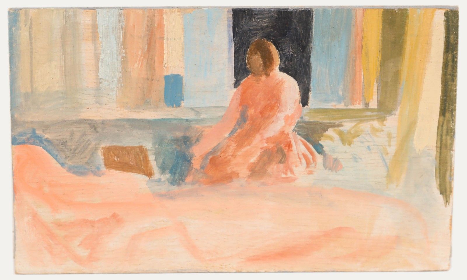 Bernadette Kelly (B.1933) 20th Century Oil, Seated Nude