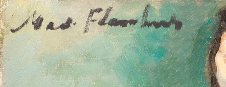 Madeleine Flaschner (1933 2022) 1950 Oil, The Ballerina photo 550.0