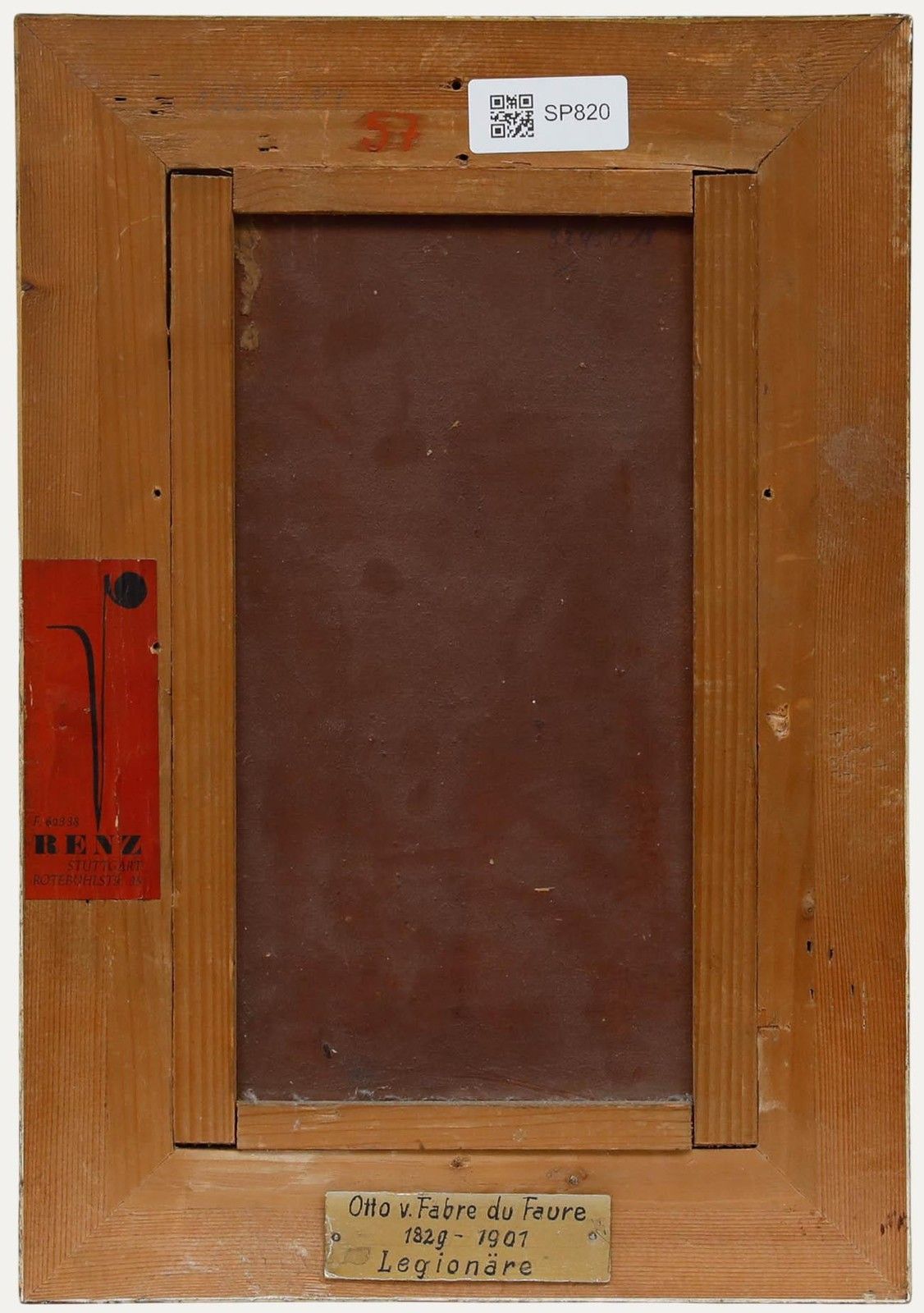 Otto Von Faber Du Faur (1828 1901) Framed Late 19th Century Oil, Legionnaire photo for sale