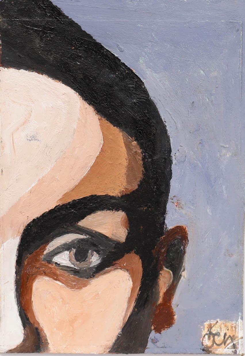 Ben Carrivick Contemporary Oil, Eyes On You photo furniture