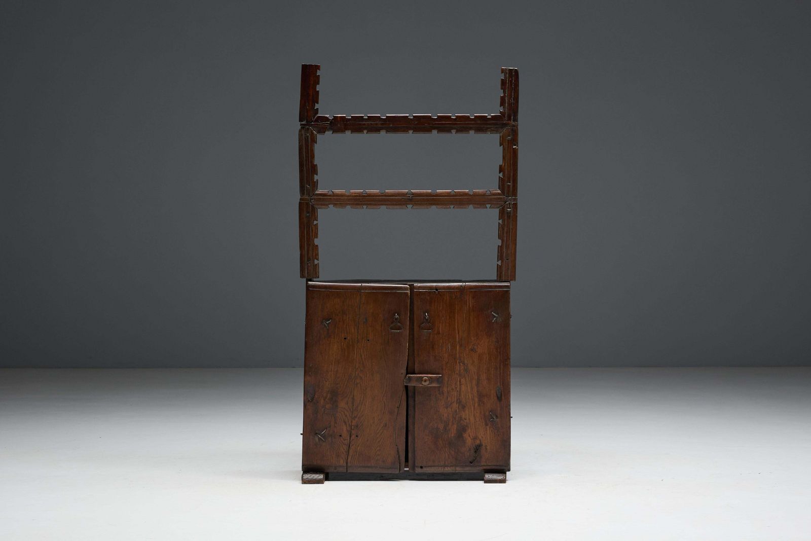 Furniture Antique Art Populaire Cabinet, France, 19th Century photo