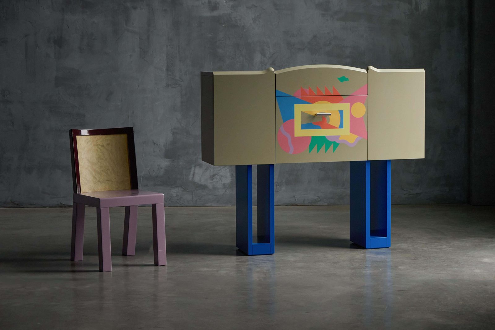 Cantaride Bar Cabinet By Alessandro Mendini For Zanotta, Italy, 1980s photo vintage