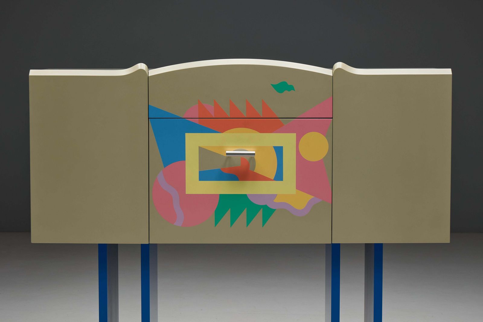 photo buy Cantaride Bar Cabinet By Alessandro Mendini For Zanotta, Italy, 1980s