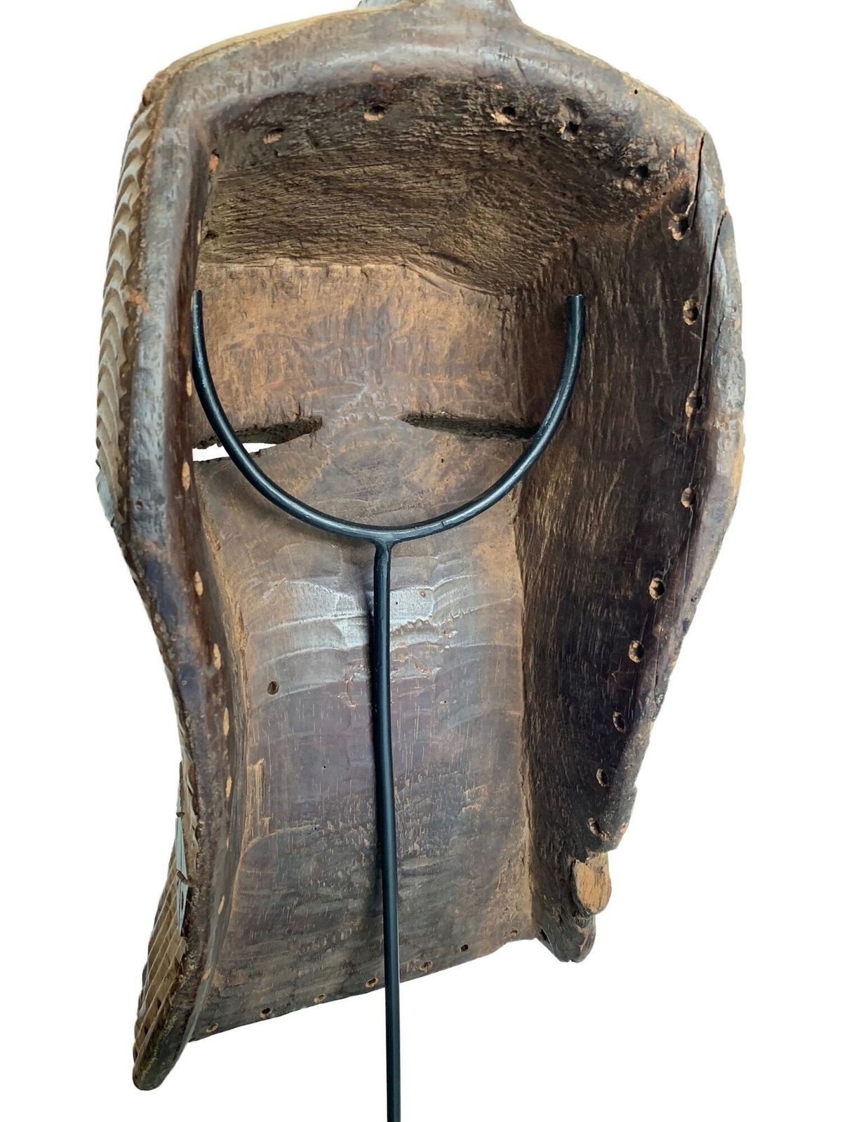 Female Songye Kifwebe Hand Carved Ceremonial Mask photo vintage