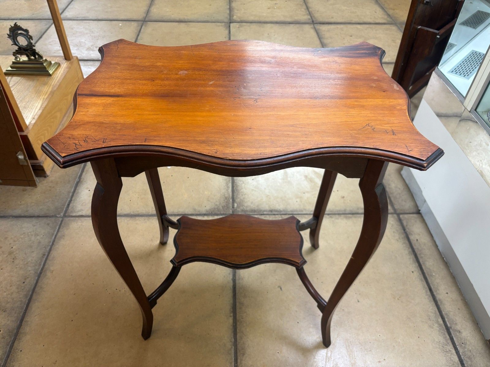 photo for sale Early 20th Century Mahogany Hall Table As Found