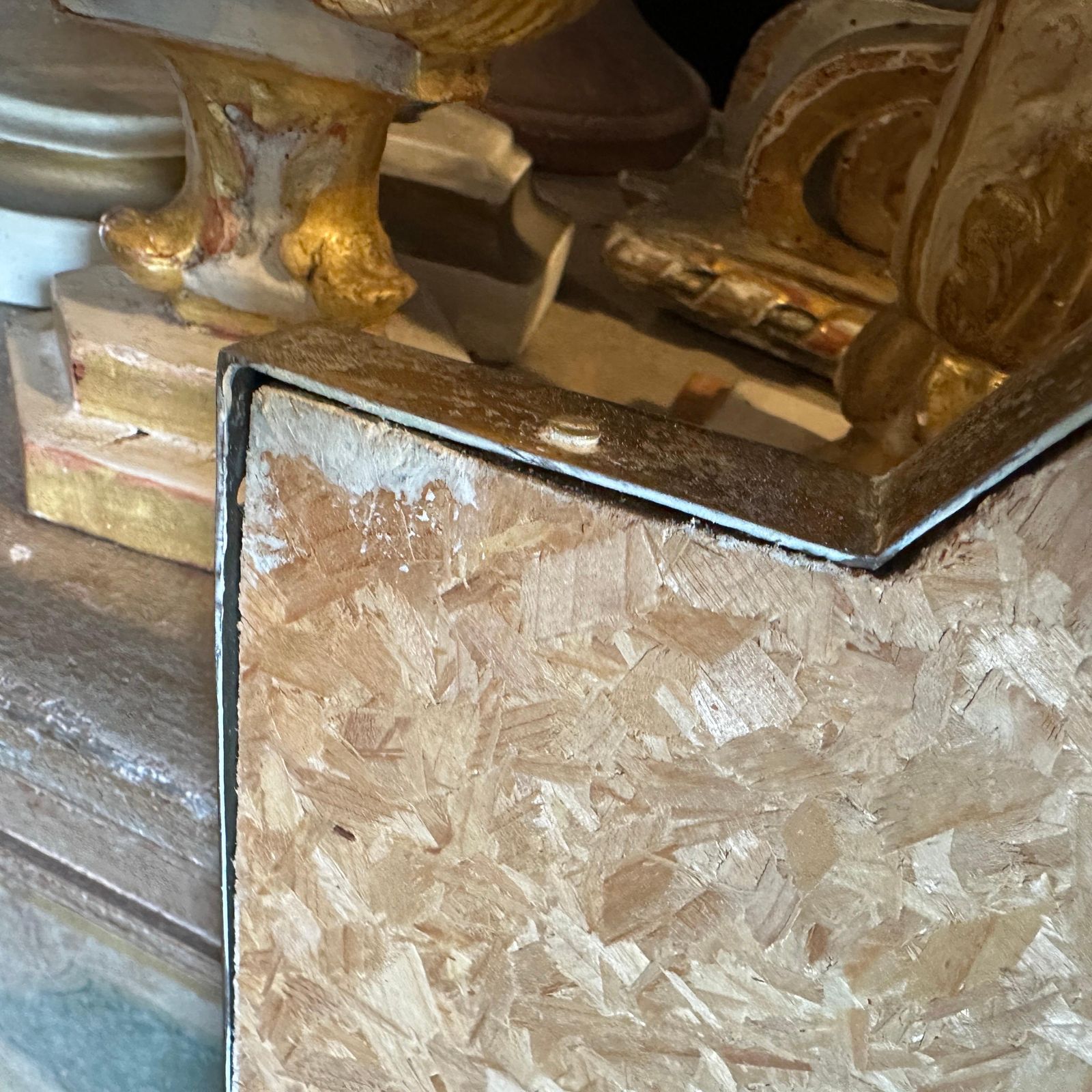 1950s Gio Ponti Style Mid Century Modern Brass Italian Wall Mirror photo vinterior
