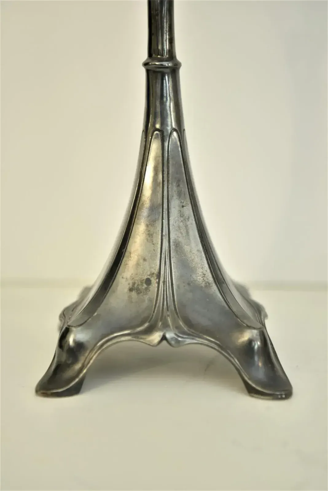 Large Art New German Silverplate Candelabras From Judgendstil, Set Of 2 photo vintage