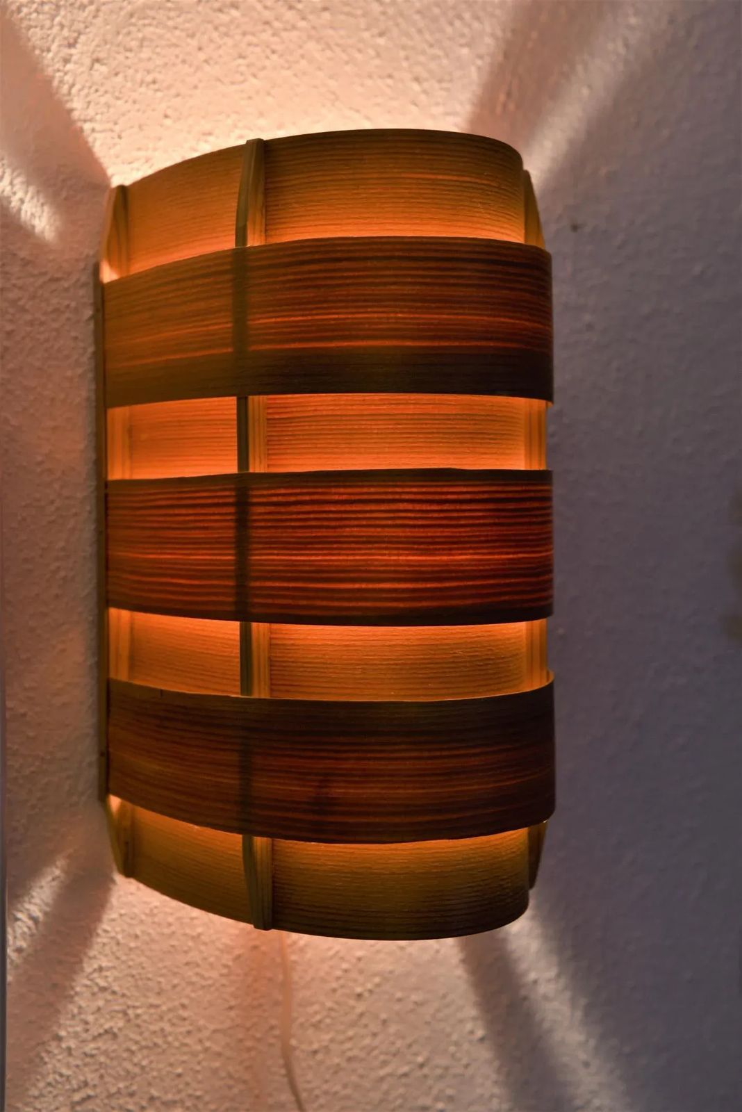 Pine Veneer V155 Sconce By Hans Agne Jakobsson For Ellyset Ab, Sweden, 1950s photo buy