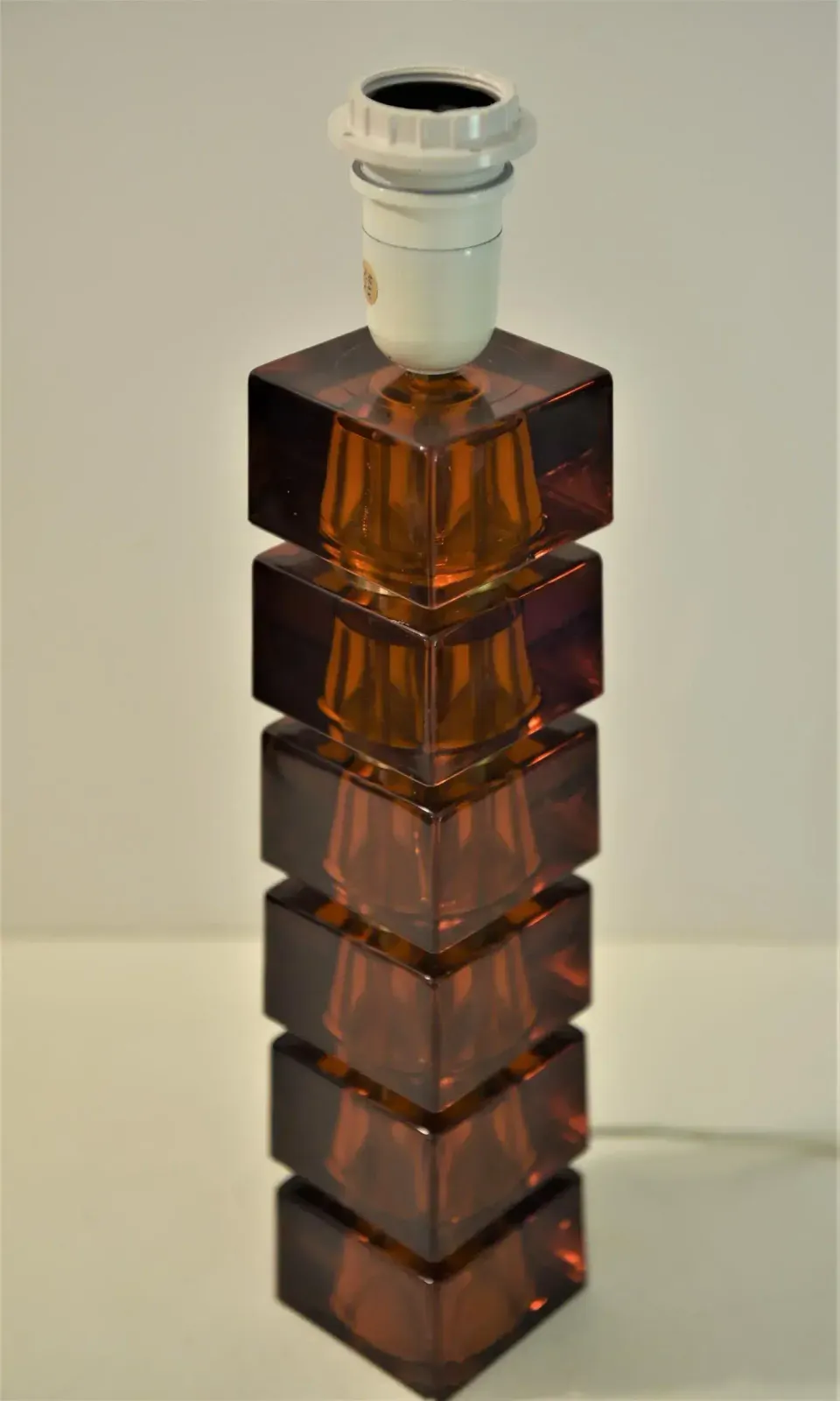 Art Glass Table Lamps By Carl Fagerlund For Orrefors, Set Of 2 photo vintage