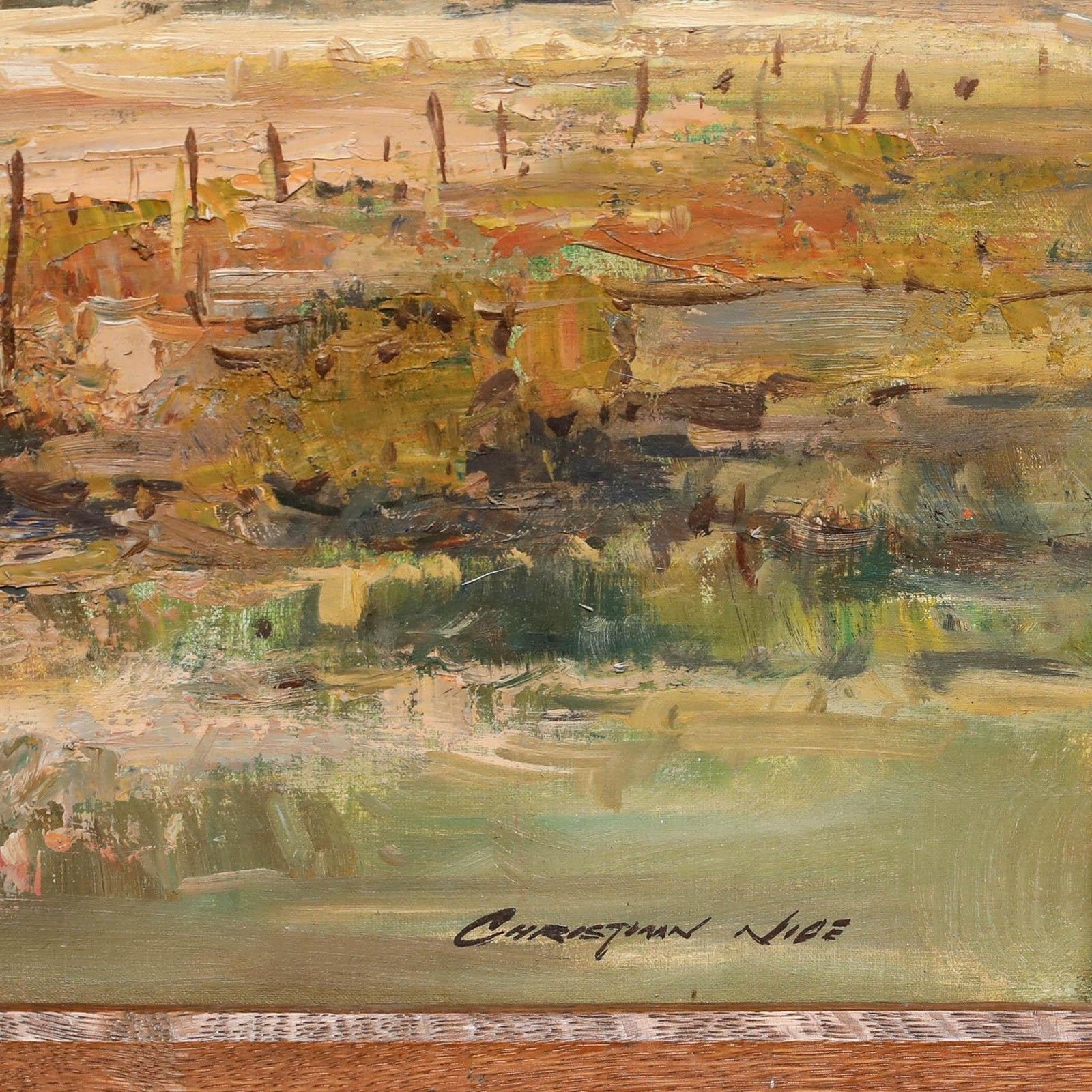Christiaan Nice (1939 2020) 20th Century Oil, The Journey photo buy