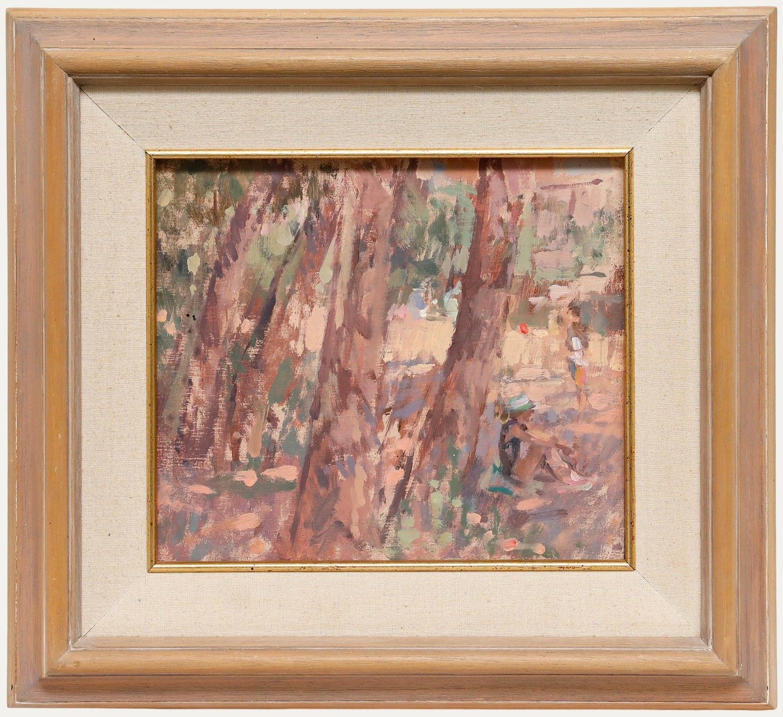 John Martin Rba (B.1957) Framed Contemporary Oil, Beyond The Woods