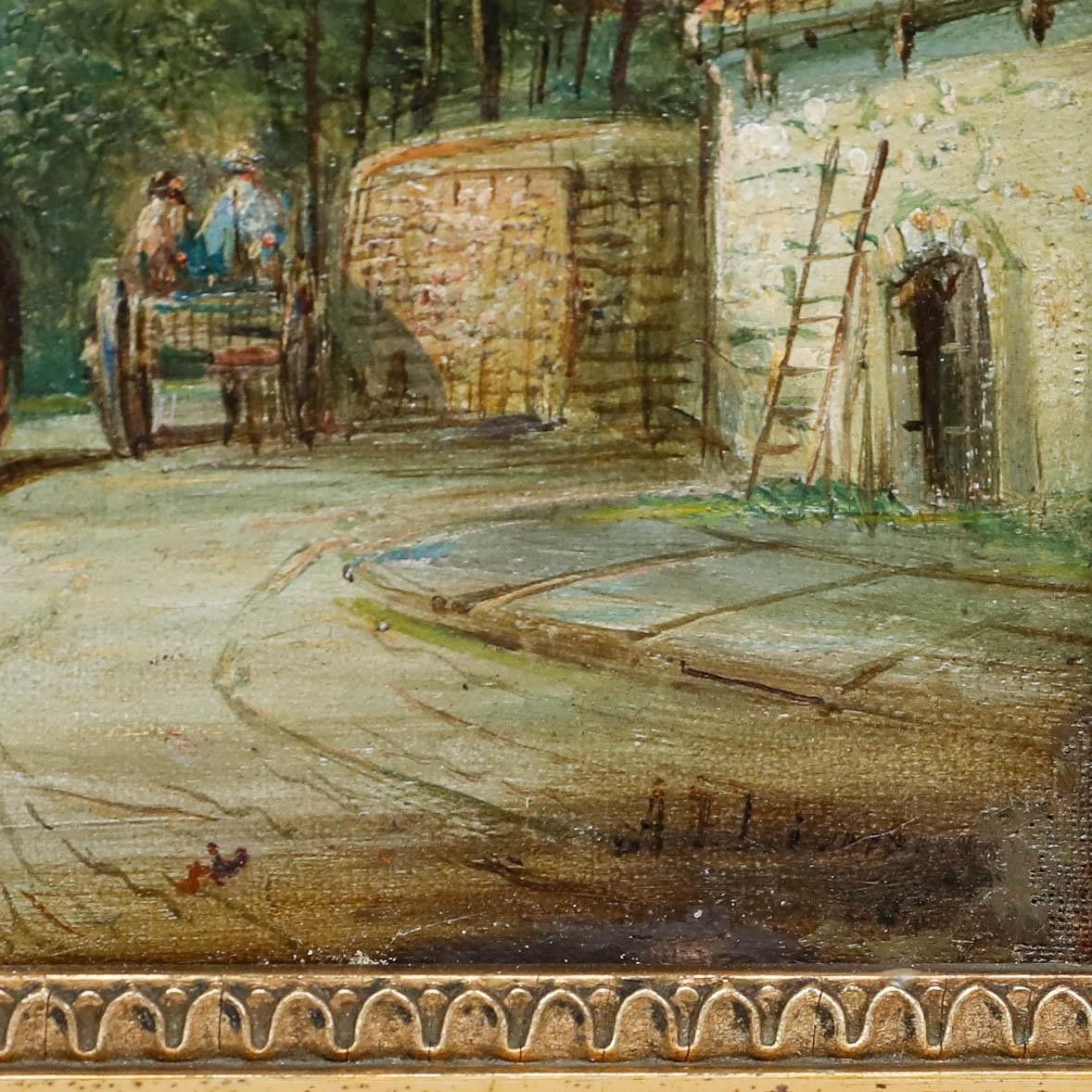 Alfred Vickers (1853 1919) Late 19th Century Oil, The Golden Lion photo buy