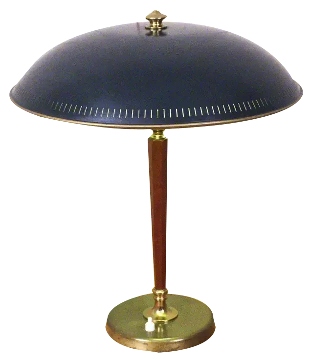 Swedish Art Deco Style Table Lamp By Bröderna Malmströms Metallvarufabrik Model No 2795, 1954