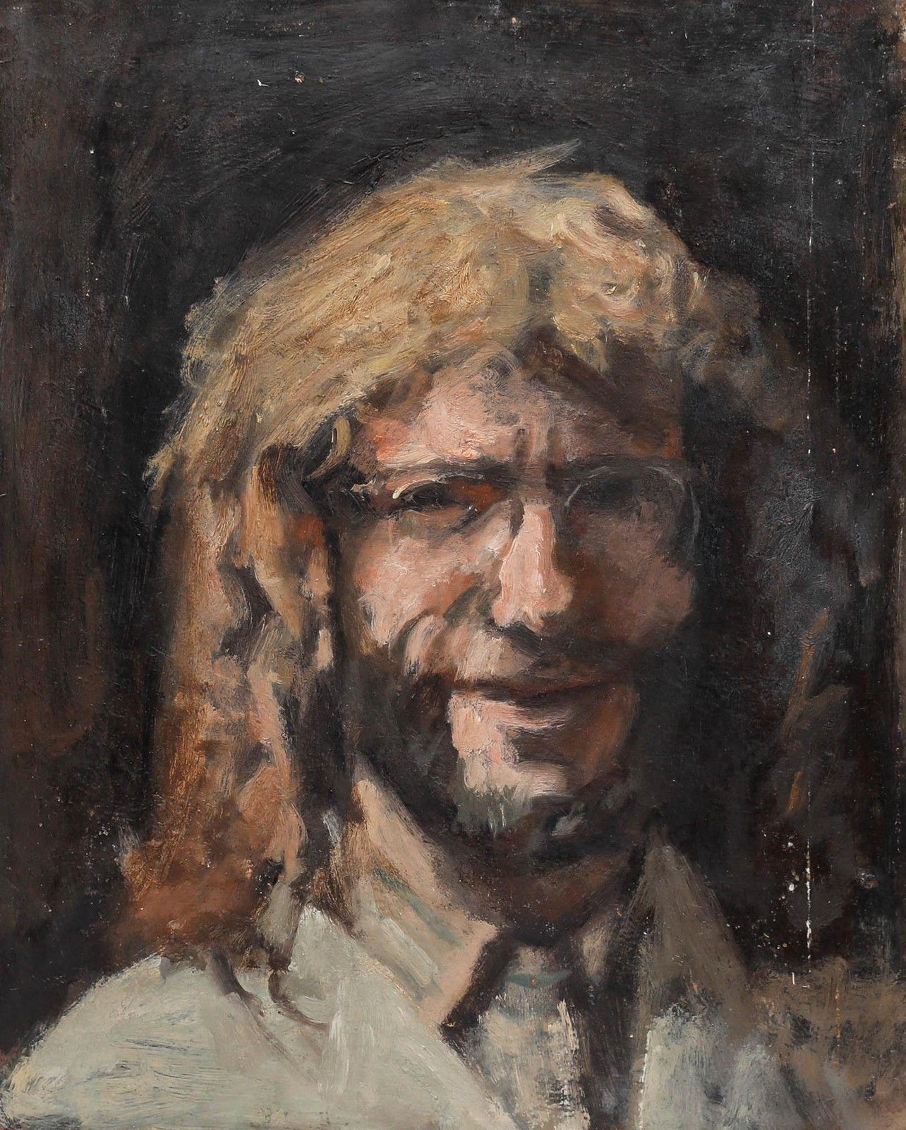 George Weissbort (1928 2013) 20th Century Oil, New Hairstyle photo furniture