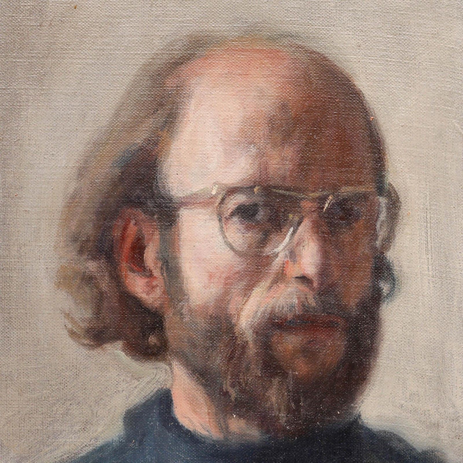 George Weissbort (1928 2013) 20th Century Oil, An Uncertain Glare photo Art