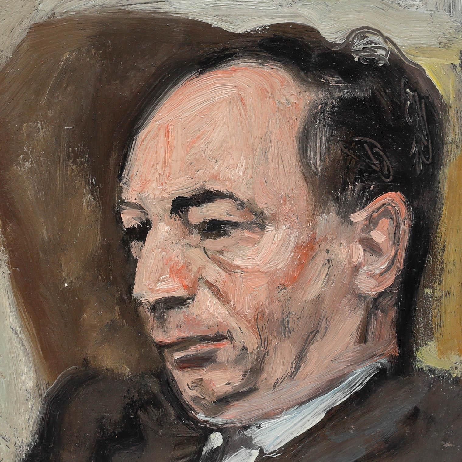 George Weissbort (1928 2013) 20th Century Oil, Feeling Tired photo Art