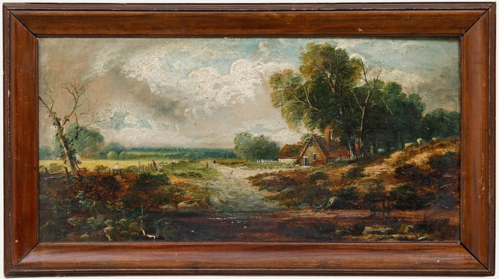 James Mcintyre (Fl.1867 C.1898)  Late 19th Century Oil, The Watermill