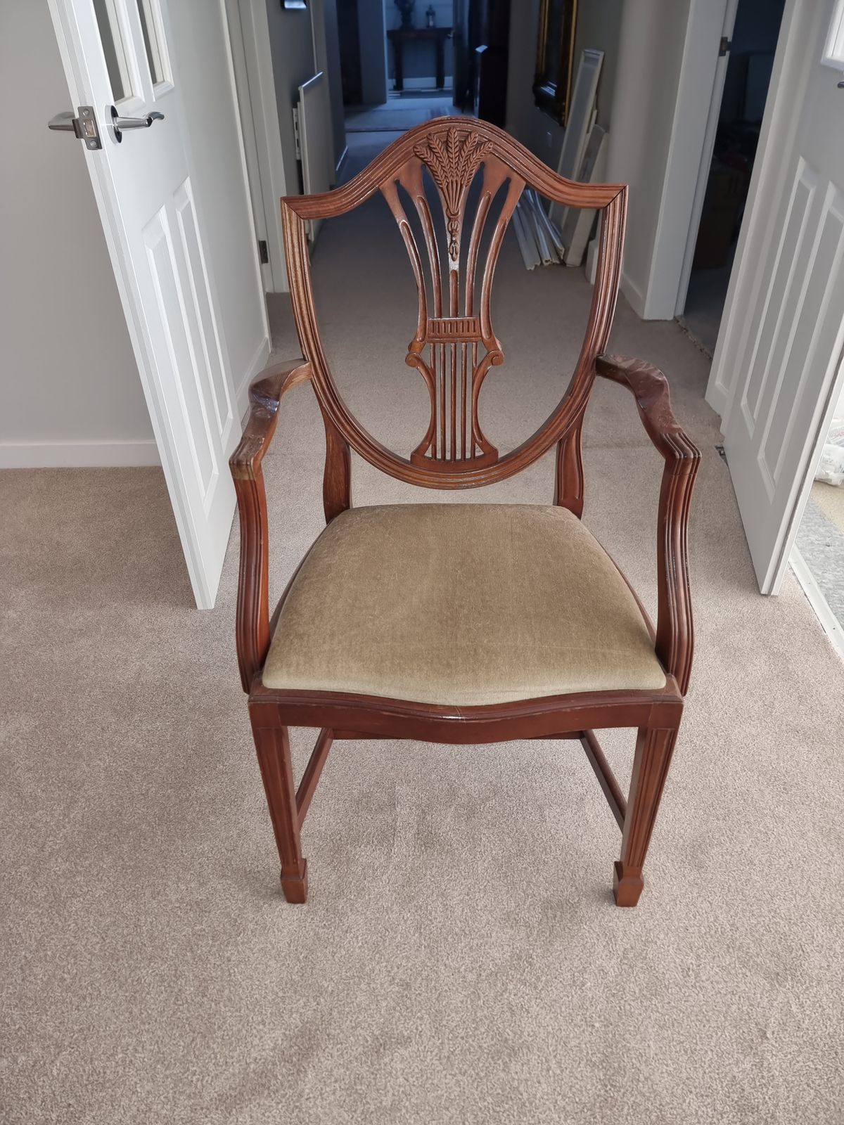 photo for sale Dining Table And 10 Chairs, 19th Century   Chippendale Style