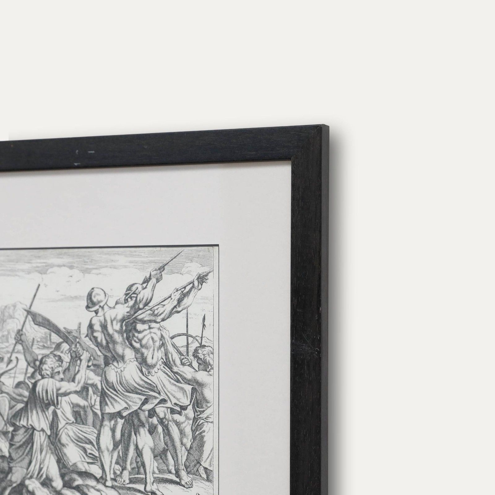 Nicolas Chaperon (1612 1656) After Raphael Engraving, David And Goliath photo vinterior