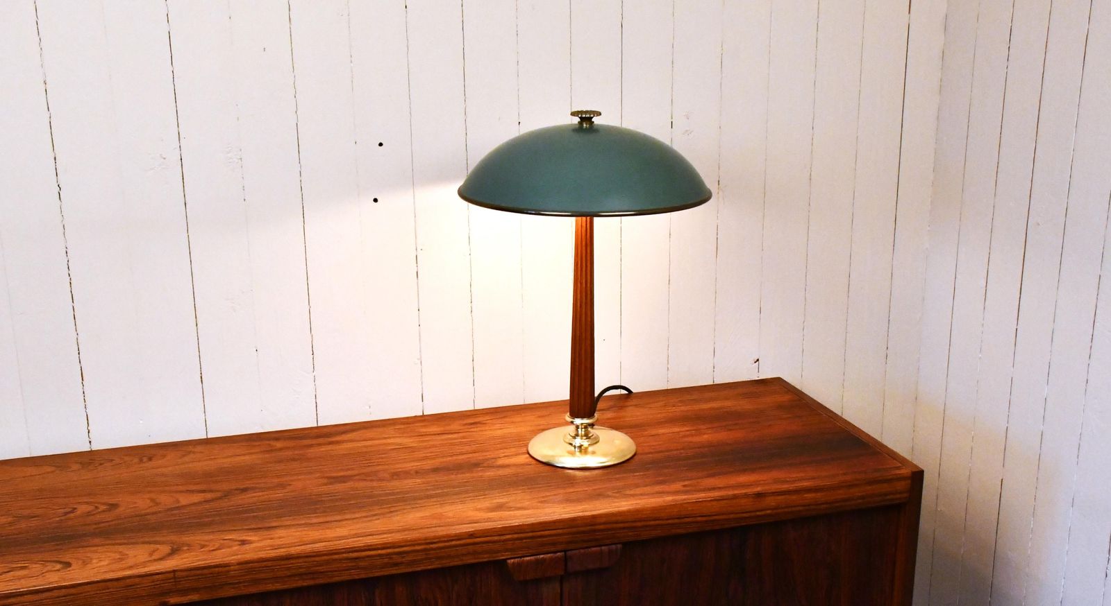 Swedish Modern Table Lamp By Erik Tidstrand For Nordiska Kompaniet, 1940s photo for sale