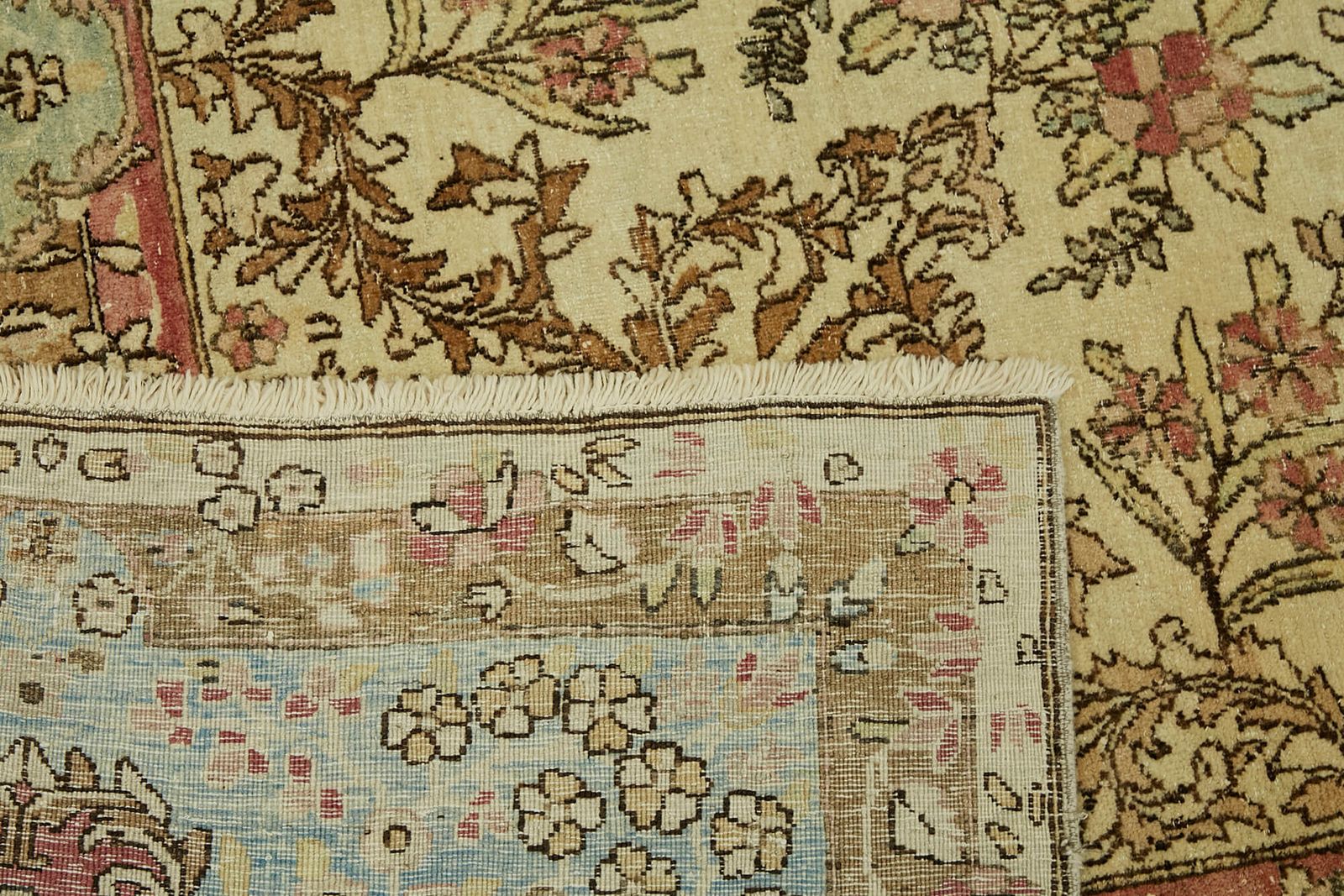 Handmade Beige Vintage Large Area Rug 363 Cm X 265 Cm photo buy