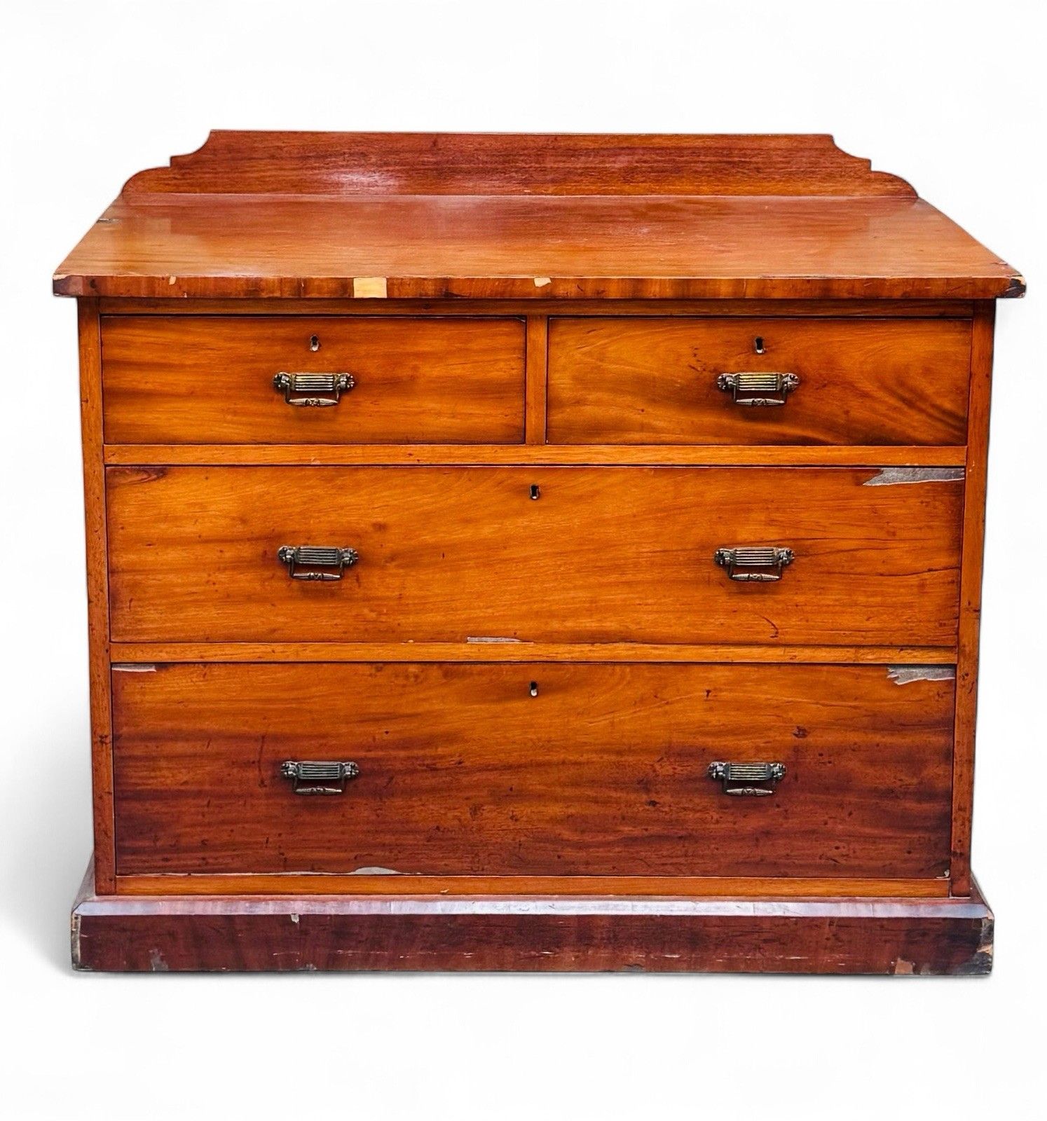 Antique Mahogany Chest Of Drawers Project photo 95.0