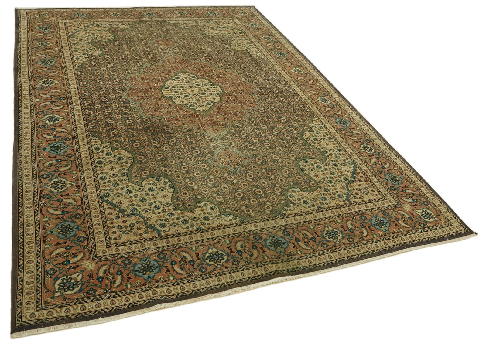 Handmade Beige Vintage Large Area Rug 197 Cm X 280 Cm photo furniture