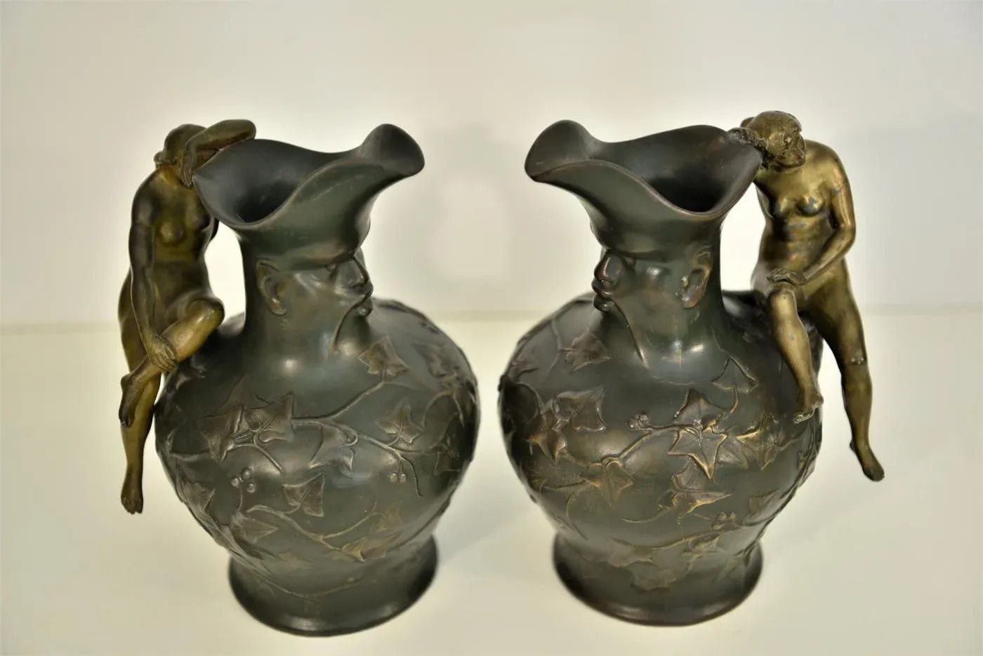 Art Nouveau Pitchers From Charles Théodore Perron, 1900s, Set Of 2 photo buy
