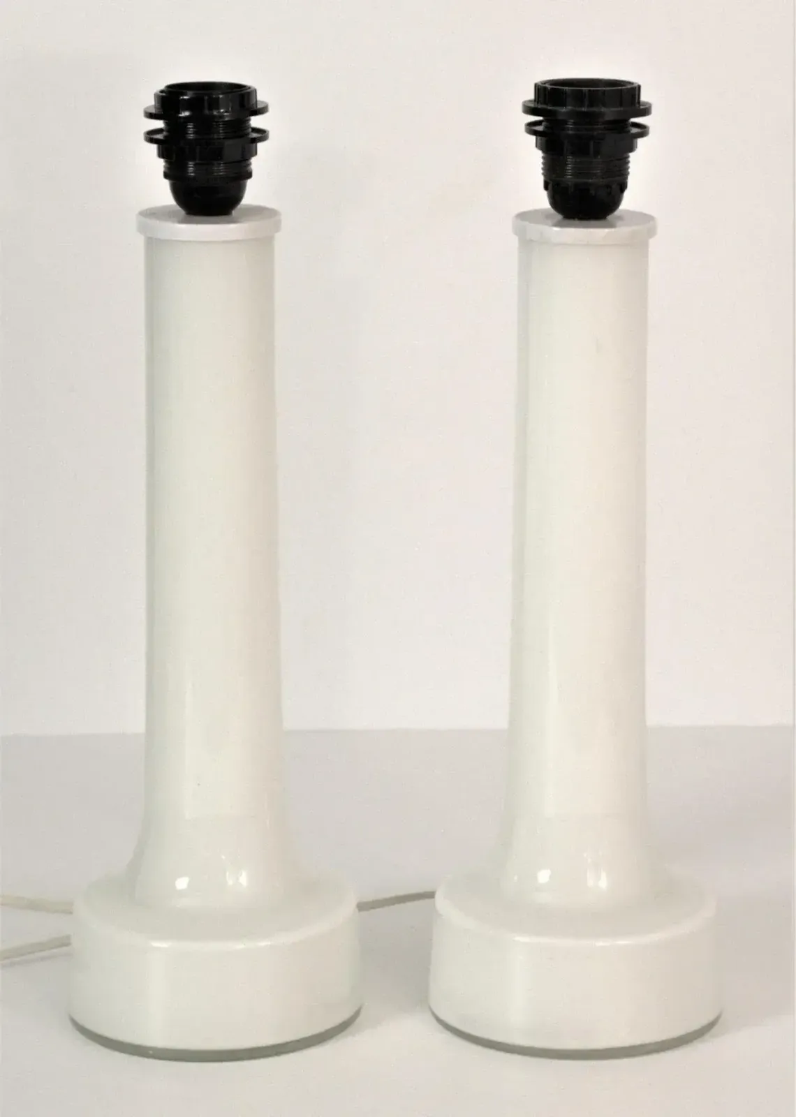 Large Art Glass Table Lamps By Bergboms, Sweden, 1960s, Set Of 2 photo buy