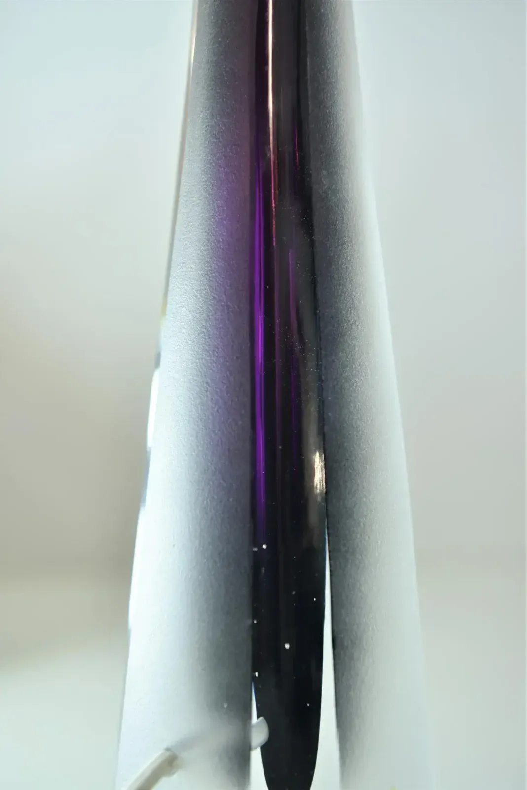 Doublecoated Frosted Glass Purple Core Table Lamps By Kosta, Sweden, Set Of 2 photo Lighting