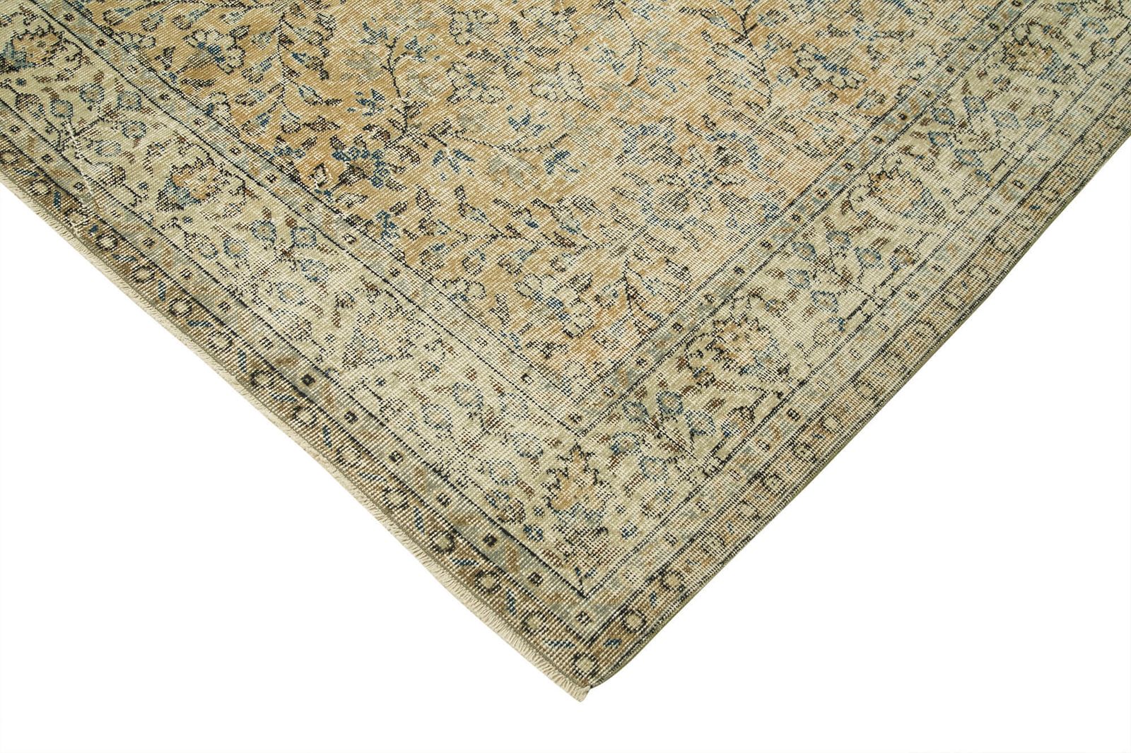Handmade Beige Turkish Vintage Area Rug 206 Cm X 296 Cm photo Textiles