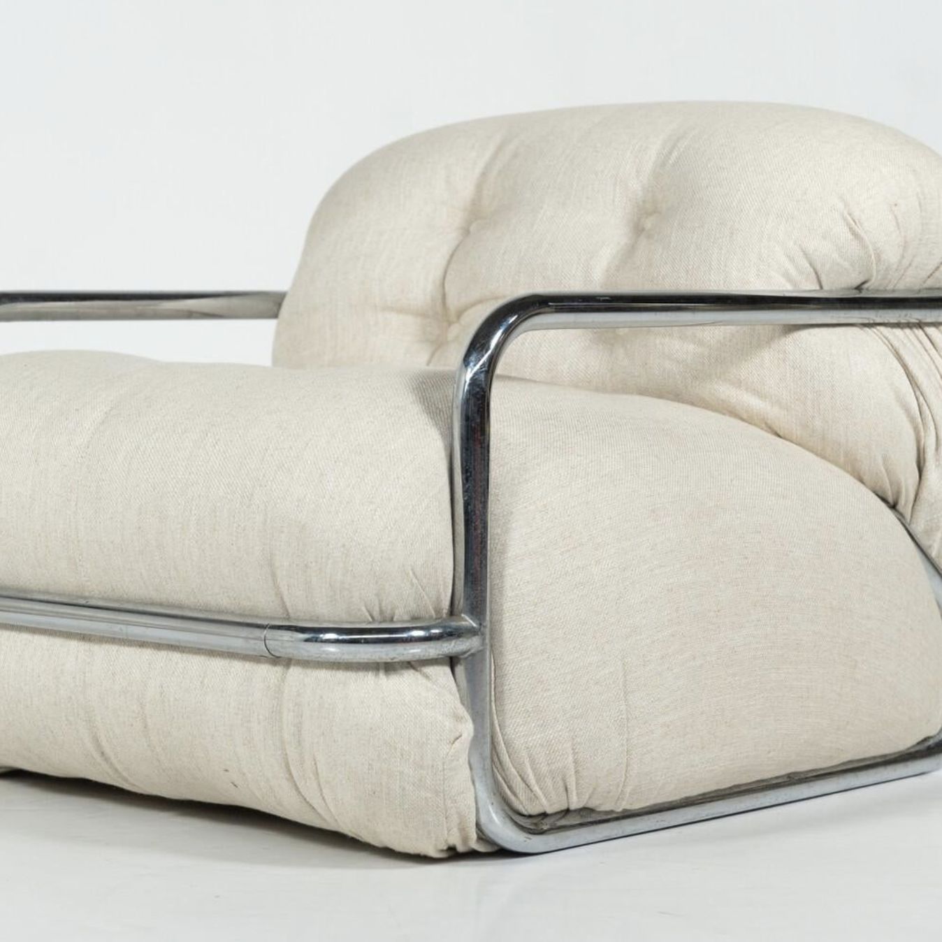 Pair Of Armchairs By Mario Sabot, Italy, 1970s – New Upholstery photo Furniture