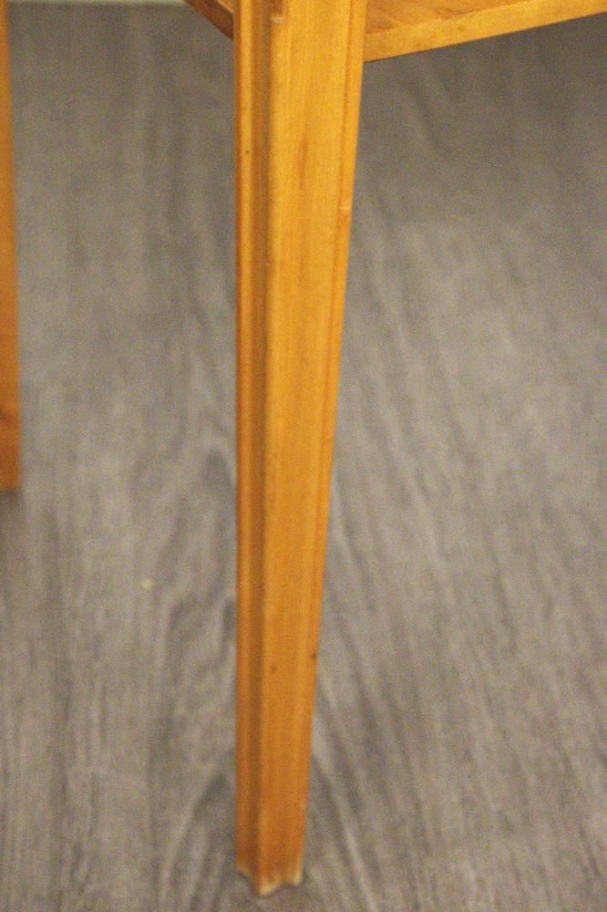 photo vinterior Vintage Swedish Bedside Tables In Walnut And Birch, 1940s, Set Of 2