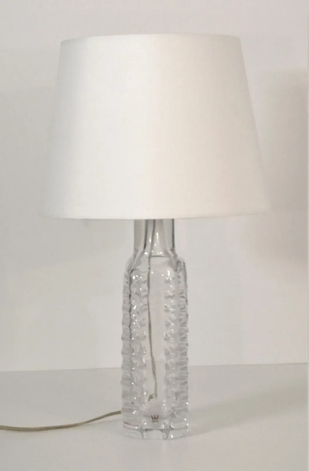 photo vinterior Art Glass Table Lamp By Gustav Leek For Kosta, Sweden, 1960s
