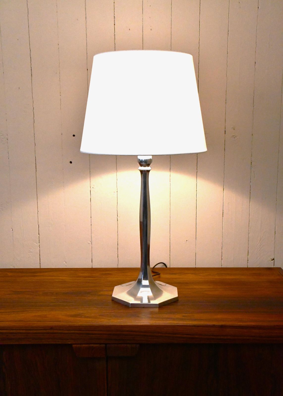 Swedish Grace Table Lamp By Herman Bergmans Konstgjuteri, 1920s photo buy