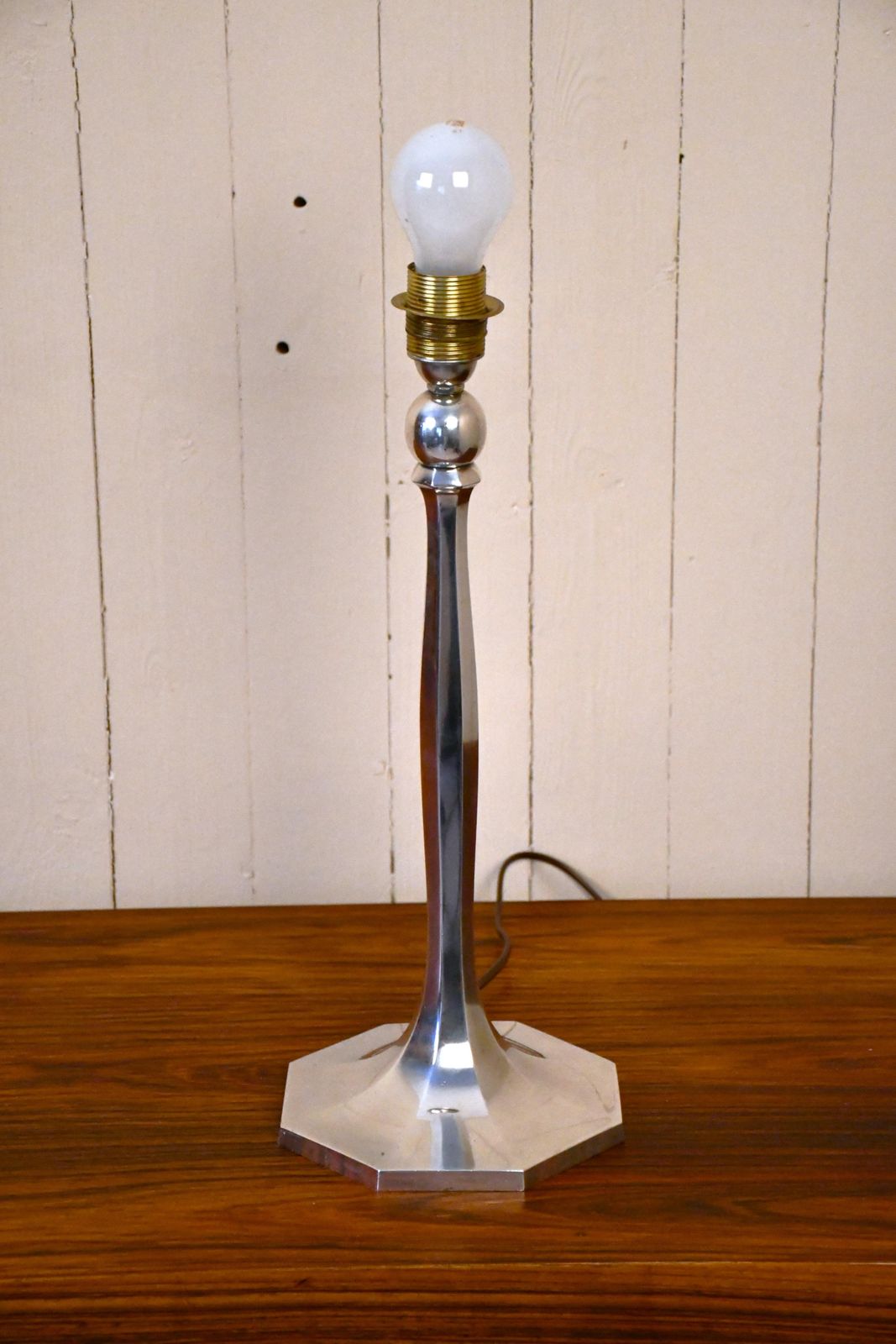 photo for sale Swedish Grace Table Lamp By Herman Bergmans Konstgjuteri, 1920s