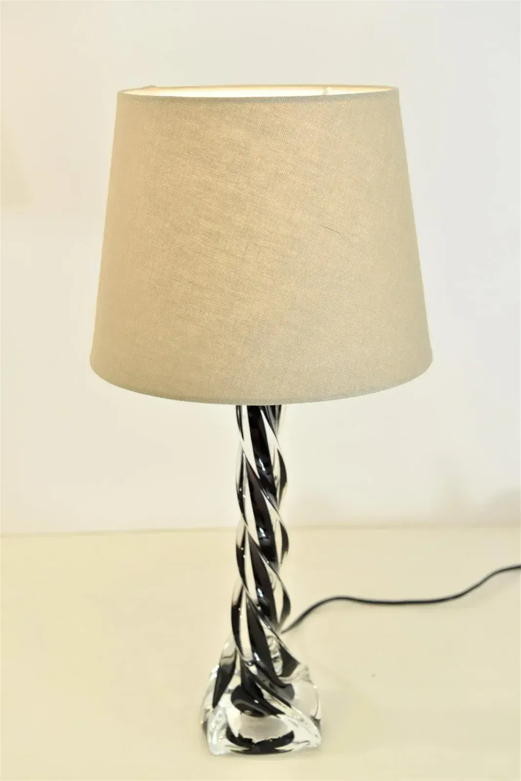photo furniture Table Lamps By Paul Kedelv For Flygsfors Glasbruk, 1950s, Set Of 2