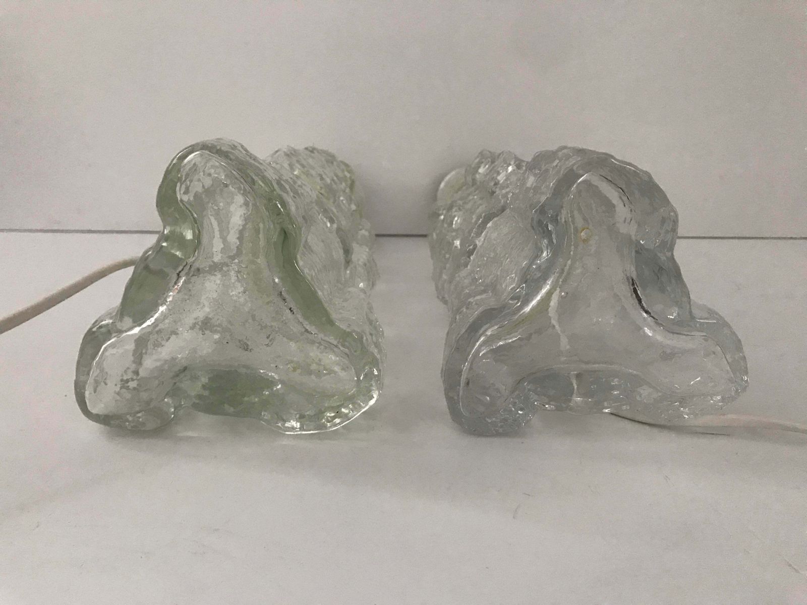 photo for sale Swedish Art Glass Reijmyre Glasbruk Table Lamps, 1970s, Set Of 2
