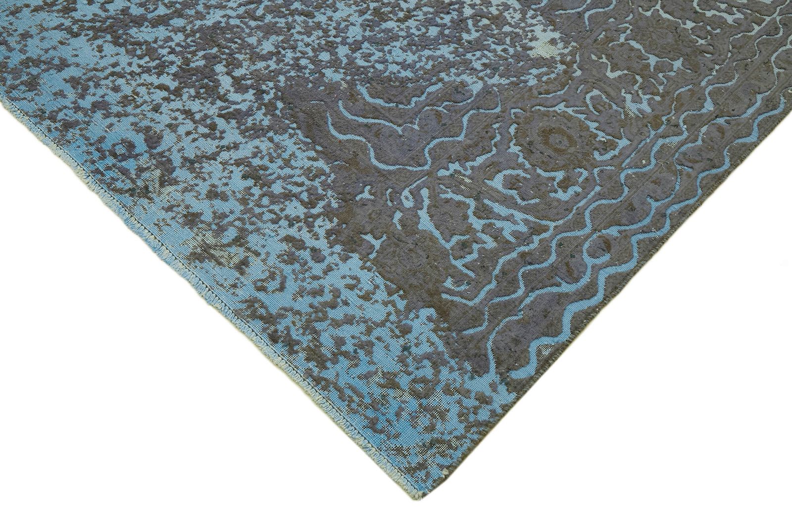 Handmade Grey Overdyed Large Area Rug 292 Cm X 396 Cm photo Textiles