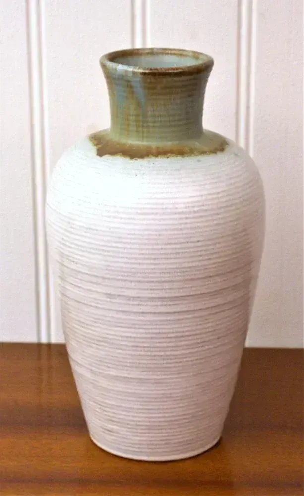 Large Swedish Ceramic Vase By Anna Lisa Thomson For Upsala Ekeby, 1940s photo furniture