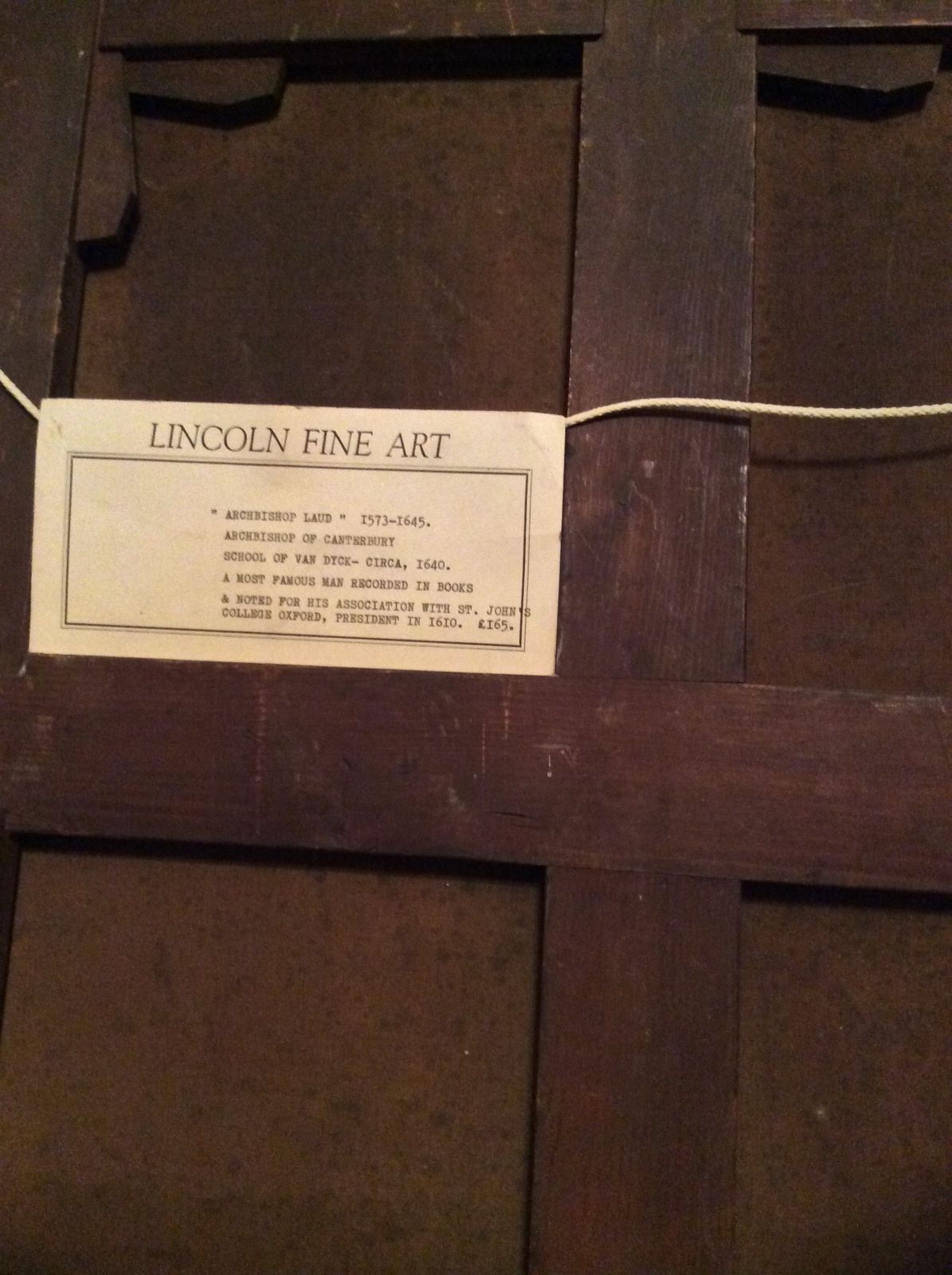 Archbishop Laud (1573 1645) Attributed To The School Of Van Dyke ~1640 photo furniture
