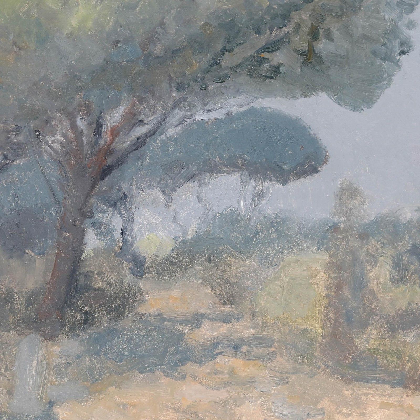 Bernard Myers (1925 2007) Contemporary Oil, Herculaneum II photo for sale