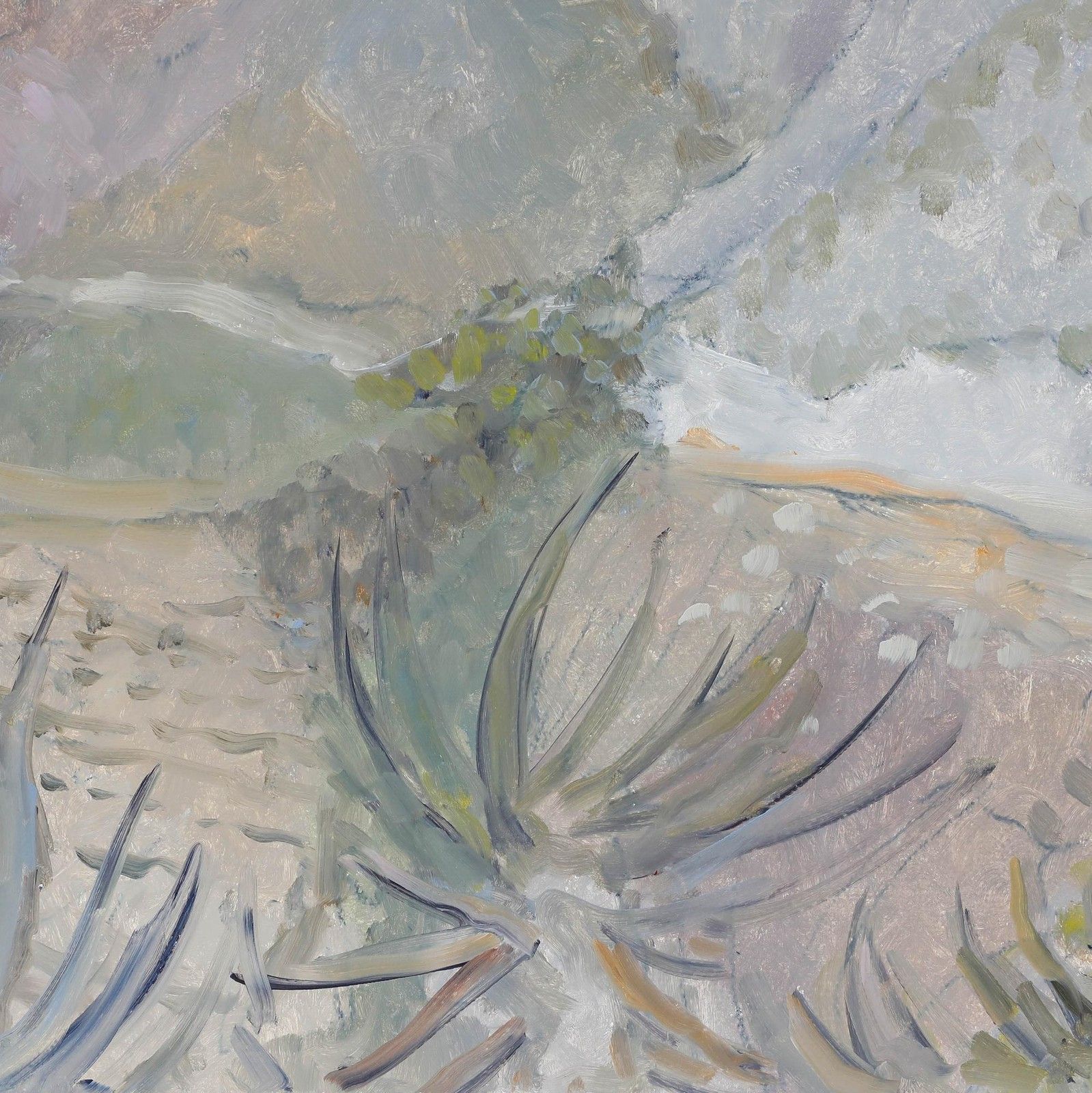 Bernard Myers (1925 2007) Contemporary Oil, Valley View II photo for sale