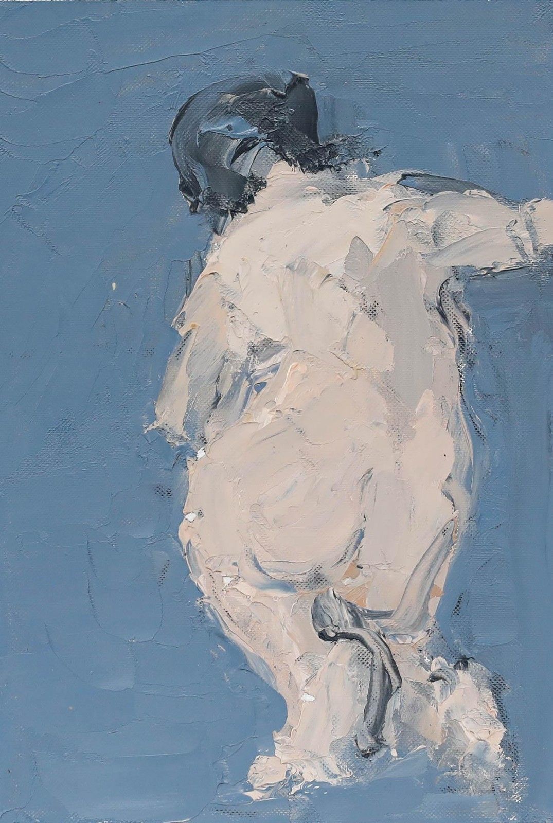 Bernard Myers (1925 2007) 20th Century Oil, Nude VII photo furniture