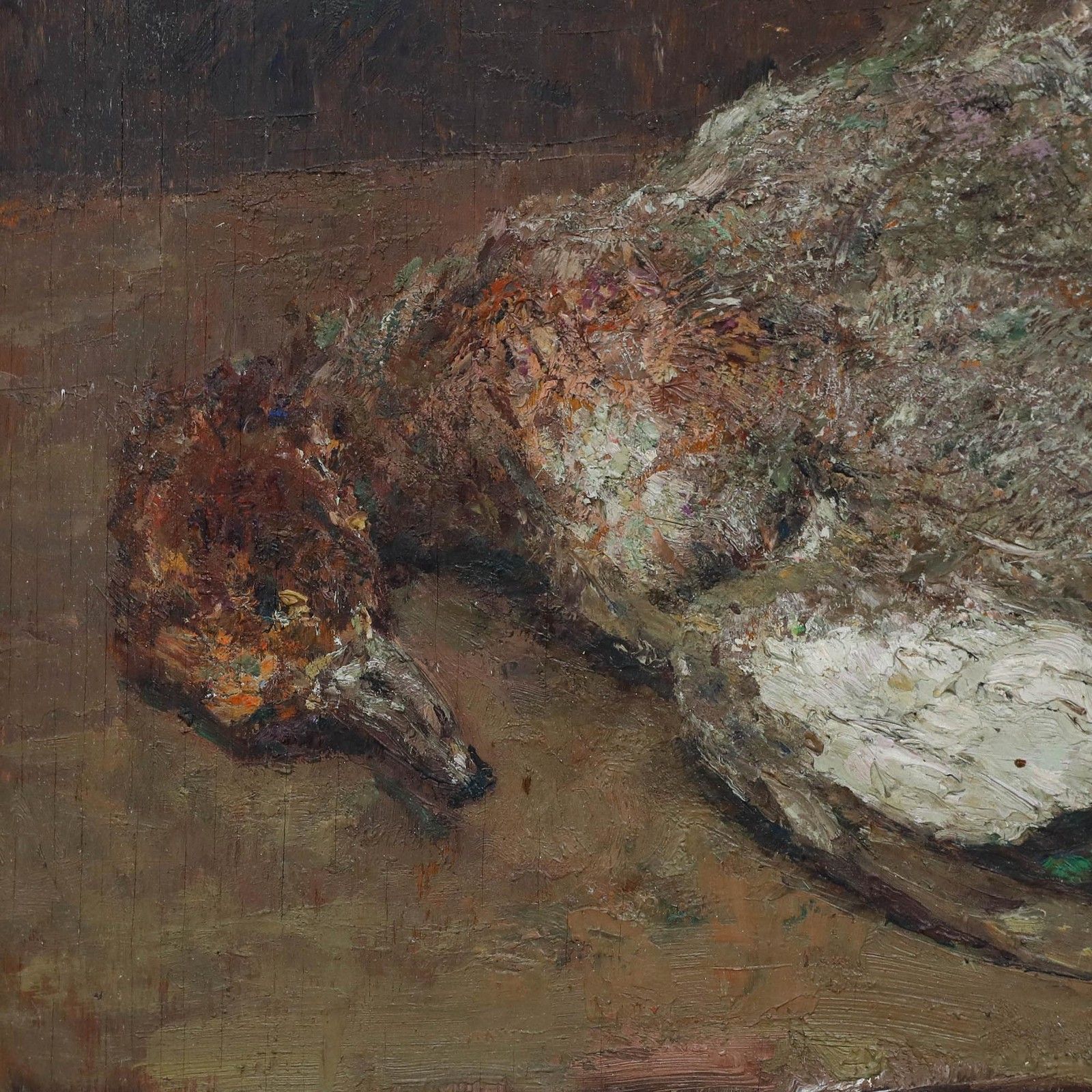 Ernest Rocher (1872 1938) 1936 Oil, Still Life With Duck photo Art